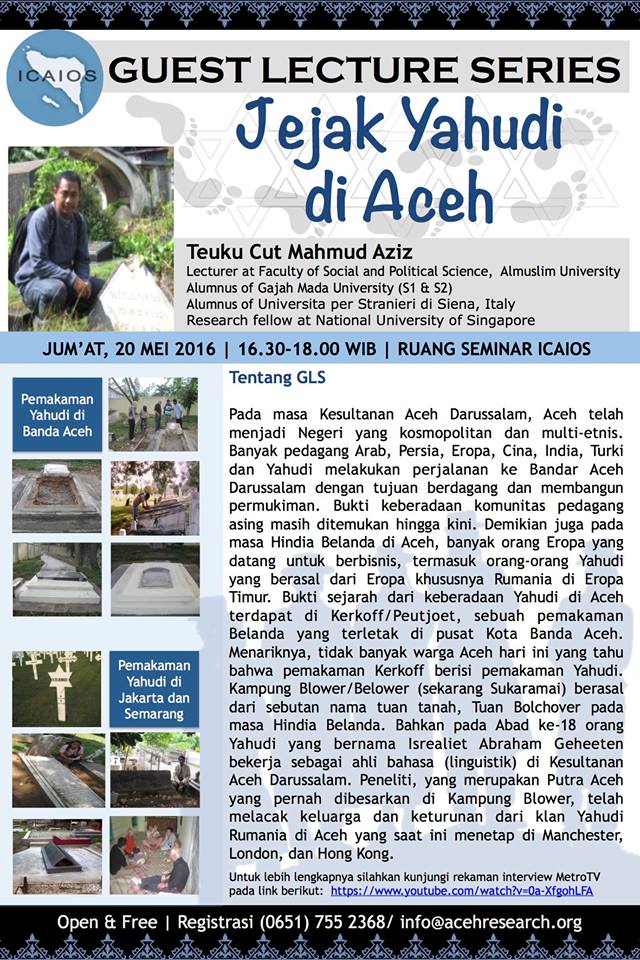 GLS : Jejak Yahudi di Aceh