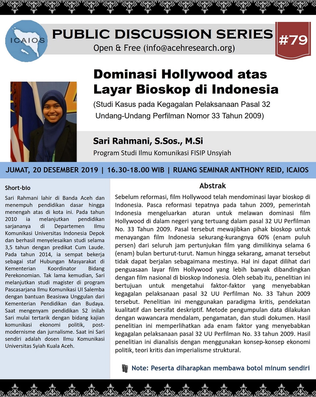PDS #79: Dominasi Hollywood atas Layar Bioskop di Indonesia