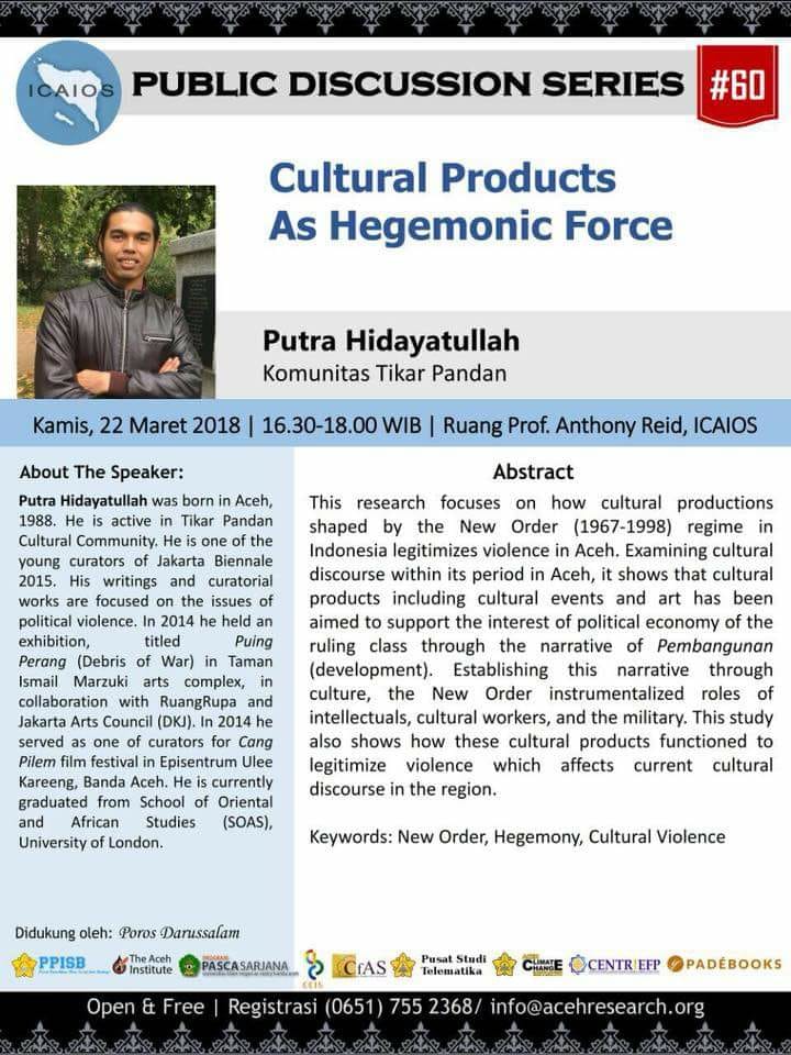PDS #60: Cultural Products As Hegemonic Force