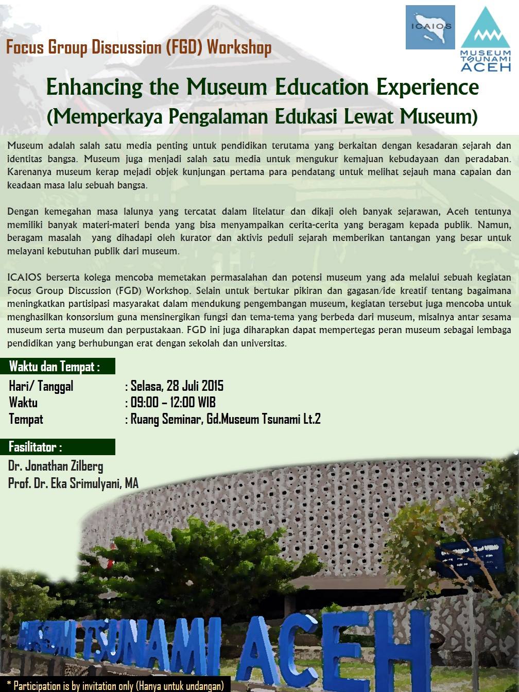 FGD: Enhancing the Museum Education Experience