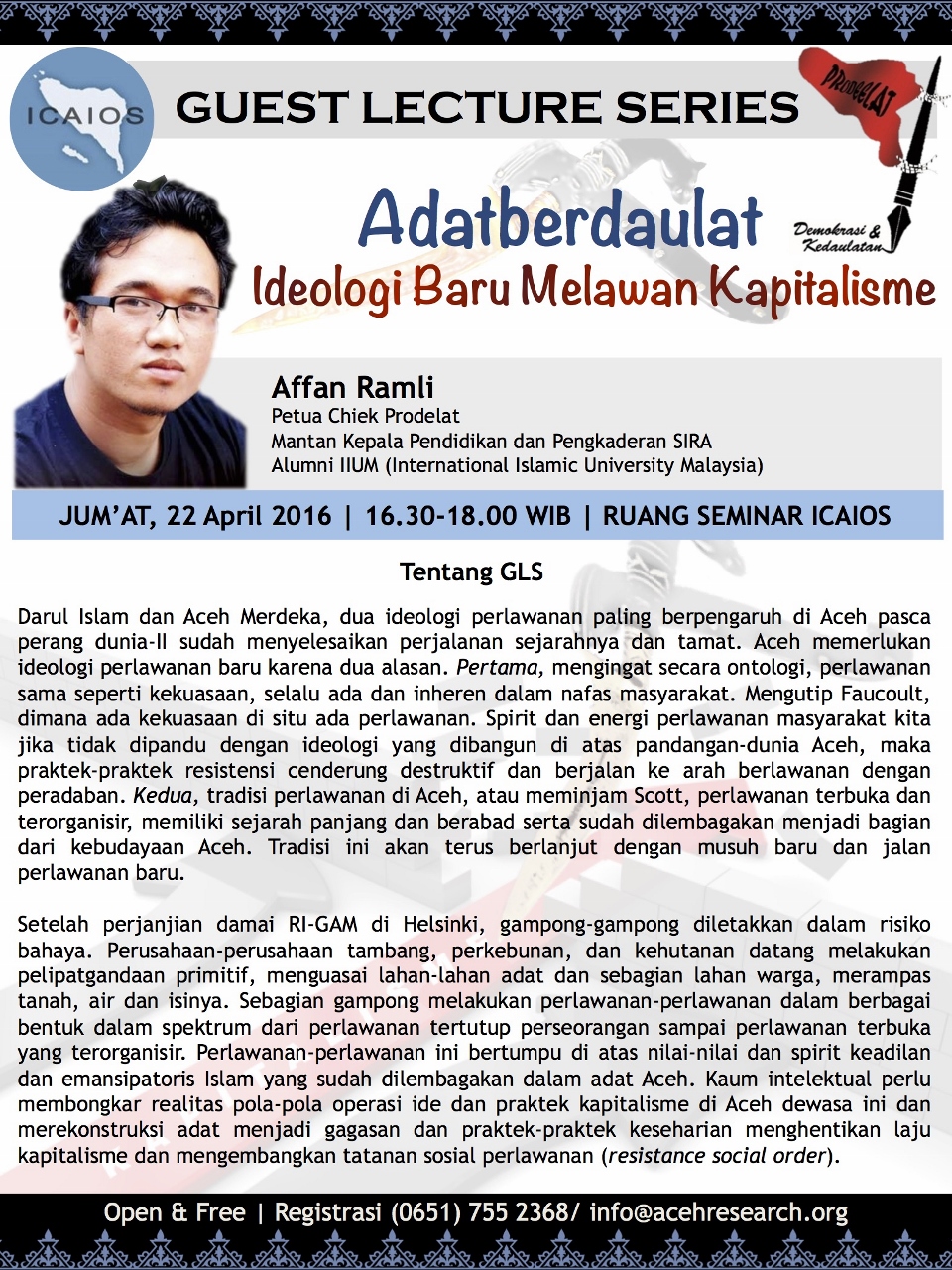 GLS: Adatberdaulat: Ideologi Baru Melawan Kapitalisme