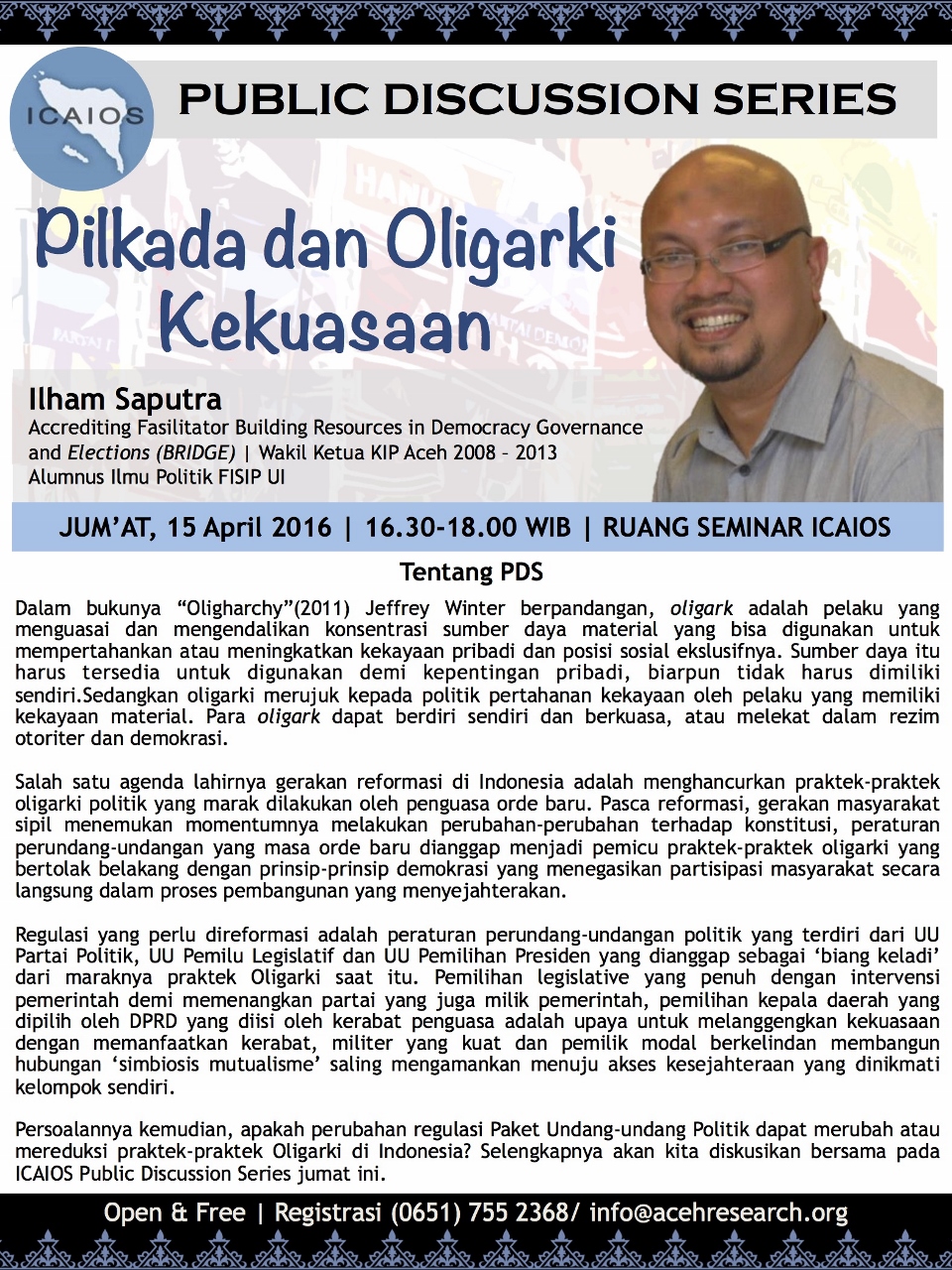 PDS: Pilkada dan Oligarki Kekuasaan