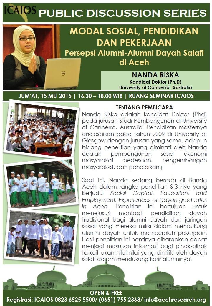 PDS: Modal Sosial, Pendidikan dan Pekerjaan