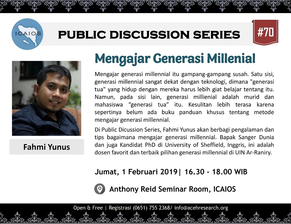 PDS #70: Mengajar Generasi Millennial