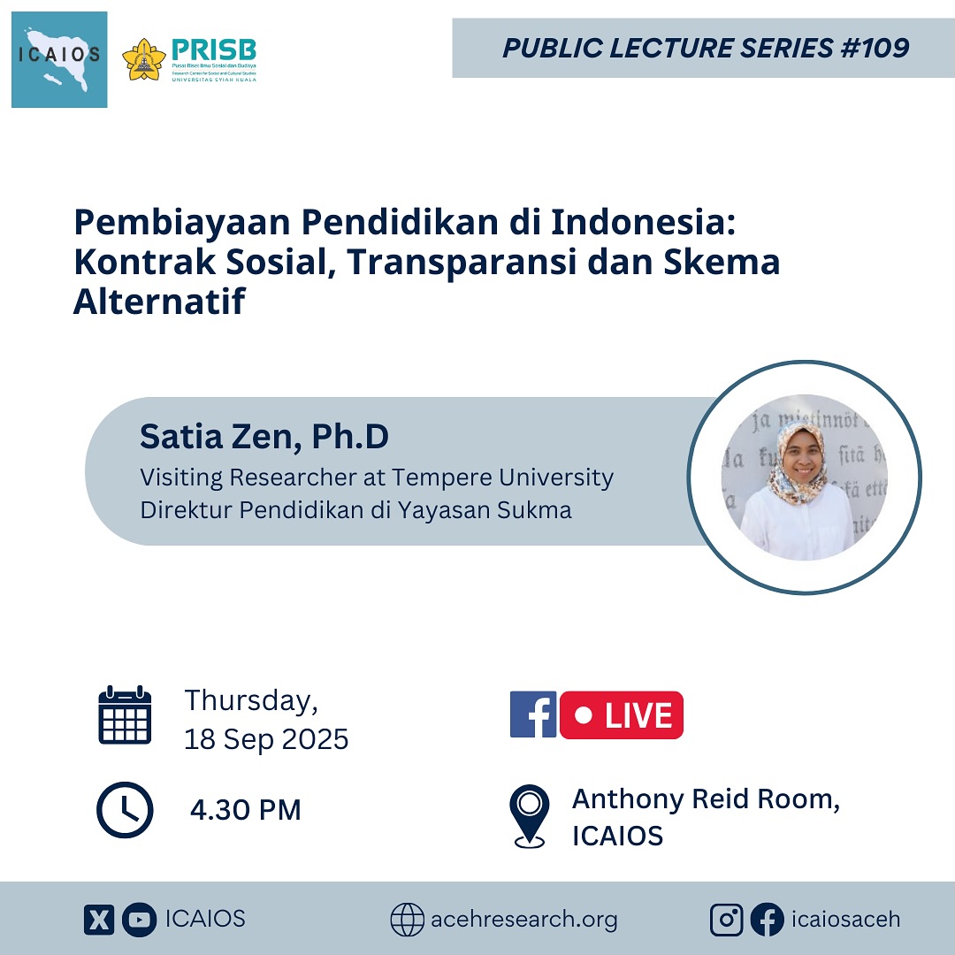 Pembiayaan Pendidikan di Indonesia: Kontrak Sosial, Transparansi dan Skema Alternatif